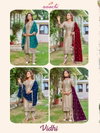 Vidhi By Aanchi Vichitra Silk Wholesale Kurti With Bottom Dupatta In India